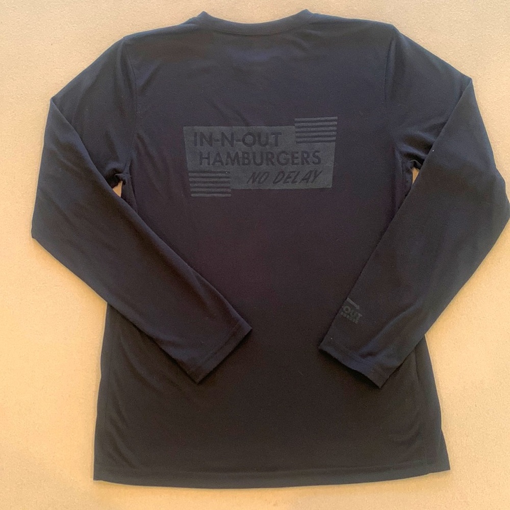 In-N-Out Burger Long Sleeve Black T Shirt Women Small S California In And Out